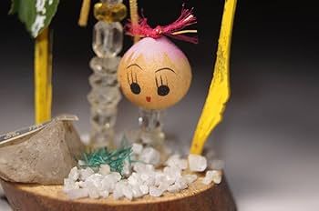 Amazon | 昭和レトロ こけし 昇仙峡 水晶原石 デッドストック 箱